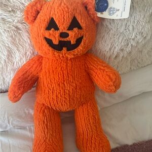 Orange Halloween Teddy Bear Plush Toy